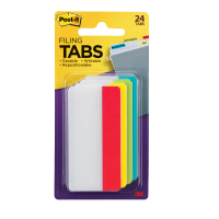 3M FLAG POSTIT 3X1.5 24/PACK ASSORTED